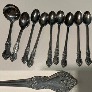 9  Reed & Barton Marlborough Heritage Mint 18/10 Stainless Teaspoons Soup Spoon